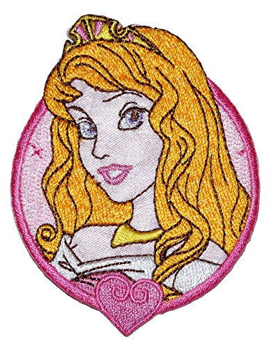 alles-meine.de GmbH Bügelbild - Aurora/Dornröschen - 6 cm * 7 cm - Prinzessin/Princess - gestickter Flicken - Aufnäher Applikation - Prinzessinnen Märchen von alles-meine.de GmbH