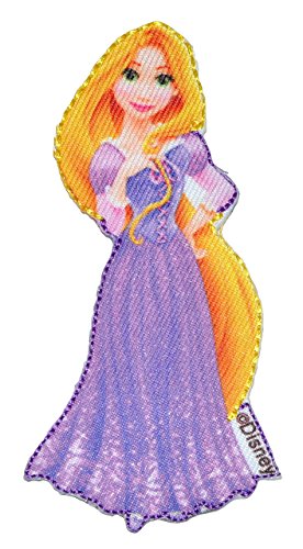 alles-meine.de GmbH Bügelbild - Prinzesssin - Rapunzel neu verföhnt - 4,8 cm * 10 cm - Princess - Aufnäher Applikation - gewebter Flicken - Prinzessinnen - Märchenprinzessin von alles-meine.de GmbH