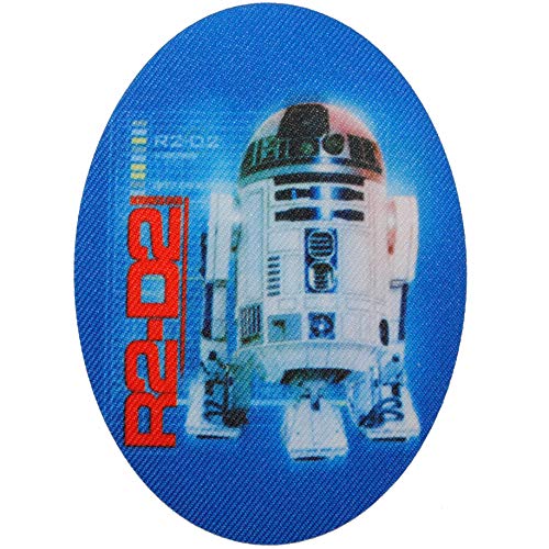 alles-meine.de GmbH Bügelbild - Star Wars R2 D2-8 cm * 11 cm/Aufnäher Applikation - The Clone Wars Starwars Flicken Roboter Patch von alles-meine.de GmbH