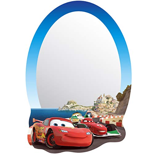 alles-meine.de GmbH Kinder Wandspiegel - Acryl Spiegel - bruchsicher unzerbrechlich - Disne. Cars - Auto - Lightning McQueen - selbstklebend & wiederverwendbar - Acrylglas - 22 c.. von alles-meine.de GmbH