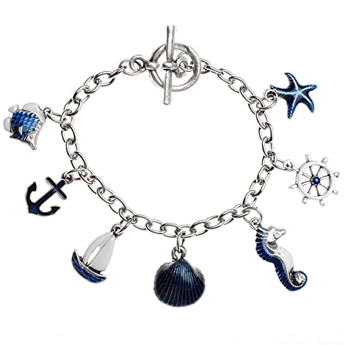 alles-meine.de GmbH Kinderschmuck Verschiedene Artikel & Farben frei wählbar Bettelarmband/Armband Anker - Seepferdchen & Meer/Maritim Nautik - Schiff/Fisch Seestern .. von alles-meine.de GmbH