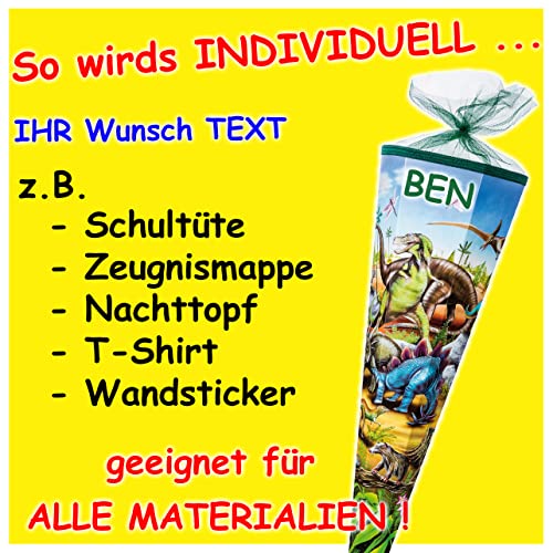 alles-meine.de GmbH Namenswunsch - individueller persönlicher Schriftzug Name__ für Ihren Artikel - zum Aufkleben/oder Aufbügeln - hält auf Allen Materialien ! von alles-meine.de GmbH