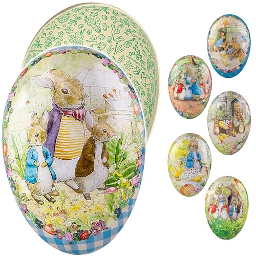 alles-meine.de GmbH Osterei/Ei zum befüllen Verschiedene Größen & Anzahl frei wählbar 12 bis 36 cm - Hasen - Beatrix Potter/Peter Hase - Füll - Pappei - Deko Pappe Papp P.. von alles-meine.de GmbH