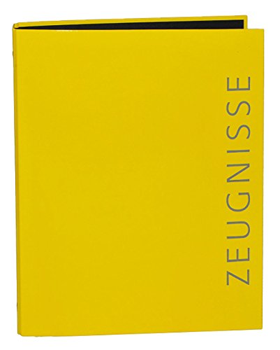 alles-meine.de GmbH Ringbuch/Sammelordner Zeugnisse GELB A4 - für Dokumente/Zeugnis/Zeugnisheft/Dokumentenmappe/Zeugnismappe/Zeugnisordner - Ordner Ringordner - A.. von alles-meine.de GmbH