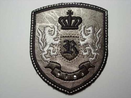 alles-meine.de GmbH Schulorden 5,5 cm * 6,3 cm Bügelbild Ritter Orden Prinz König Wappen Aufnäher Applikation Patch Ritterorden Emblem von alles-meine.de GmbH