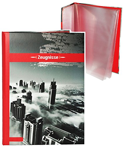 alles-meine.de GmbH Skyline & Wolkenkratzer - Zeugnismappe Gr. A 4 / Dokumentenmappe - Zeugnisse - GEBUNDEN mit festen Seiten - Softcover - Stadt New York - USA - für Kin.. von alles-meine.de GmbH