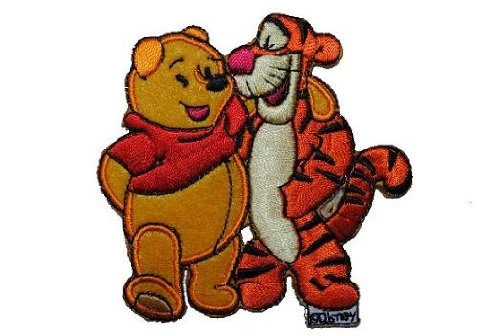 Winnie the Pooh 8 cm * 8 cm Aufnäher Applikation Bügelbild Patch Bär Bear von belldessa