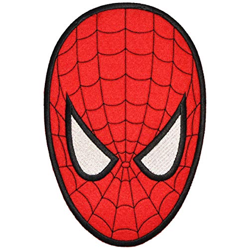 alles-meine.de GmbH XXL Spiderman 13,5 cm * 20,2 cm Bügelbild - Aufnäher Applikation Spiderman Marvel Logo Amazing Spinnenmann von alles-meine.de GmbH