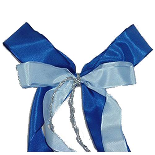 alles-meine.de GmbH große Schleife ca. 22 cm - blau hellblau - Geschenkband Schleifenband - Geschenkschleife - z.B. für Schultüten Geschenkdeko - Geschenke verpacken von alles-meine.de GmbH