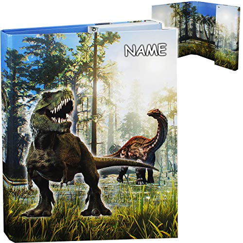 alles-meine.de GmbH großer A4 - Heftordner/Heftbox/Sammelordner - Dinosaurier - Dino T-Rex - Aktenordner - für Hefte - Zeichnungen - Dokumente - Sammelmappe / 5,5 cm breit - .. von alles-meine.de GmbH