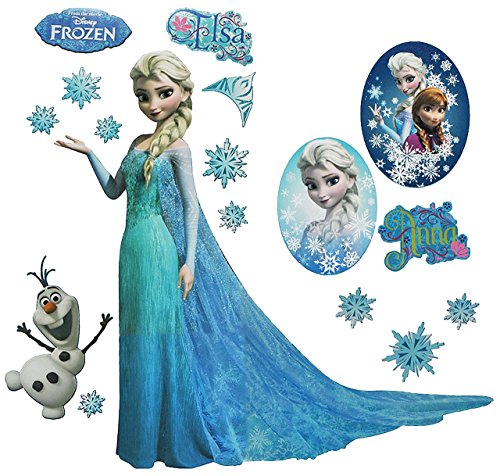 alles-meine.de GmbH großes Set: Wandtattoo/Wandsticker - die Eiskönigin - Aufkleber Wandaufkleber für Mädchen - völlig unverfroren ELSA Arendelle/Poster - Postersticke.. von alles-meine.de GmbH