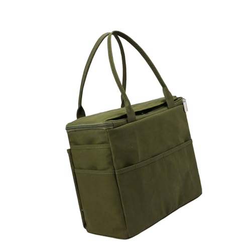 alloneslife Häkeltasche, Strick-Organizer-Tasche für Häkelmuster, Garn, Haken, Nadel, Garn, Tasche, Handwerksprojekt, Tasche, Strickprojekt-Tasche von alloneslife