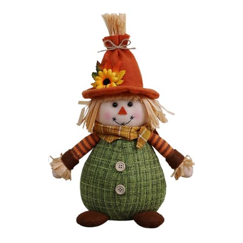 alloneslife Strawman Puppen Skandinavische Zwergpuppen für Thanksgiving Day Haus Baumschmuck Ernte Festival Party Supplies von alloneslife