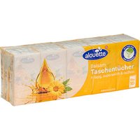 alouette Taschentücher Balsam 4-lagig weiß, 15x 10 Tücher von alouette