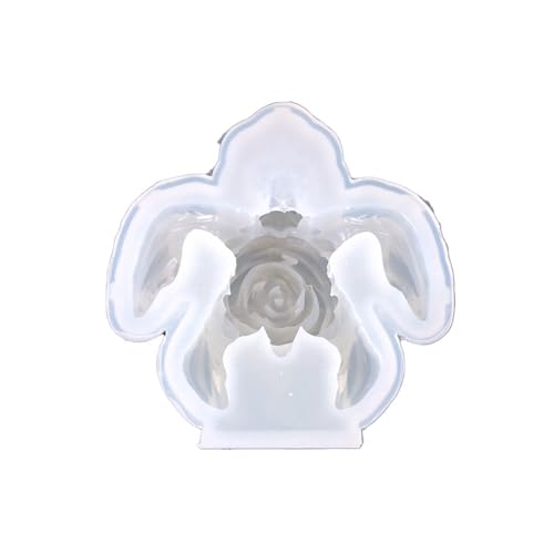Creative3D dreidimensionale Meeresrosen-Silikonform für Heimdekorationen für Kuchen, Aromatherapien, Ornament und mehr, perfekt für Heimdekorationen, Epoxidharz von amangul