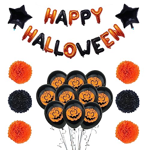 Halloween-Party-Ballon, gruselige und lustige Dekorationen für Ihr Festival, Urlaub, Neujahr, Partyzubehör, Halloween-Themenparty-Zubehör von amangul