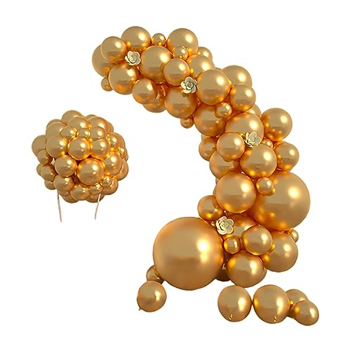 Latex-Ballonbogen-Set, verschiedene Größen, 100 Stück, 5/12/10/45,7 cm, Party-Dekoration für Geburtstag, Hochzeit, Babyparty, Latexballons, 30,5 cm von amangul
