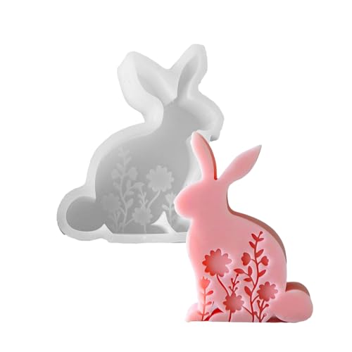 amangul 5176 3D-Hasen-Kerzen-Harzformen, kreative Silikonform für zarte Osterkaninchen, Duftprojekte amangul 5176 3D-Hasen-Kerzen-Harzformen, kreative Silikonform für zarte Osterkaninchen, Duftprojekte von amangul