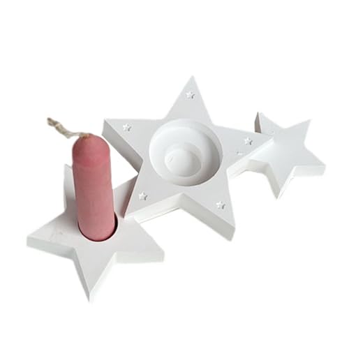 amangul Einzigartige Stern-Kerzenhalter-Silikonform, praktische Silikonform zum Basteln eines dreifach miteinander verbundenen Stern-Kerzenständers amangul Einzigartige Stern-Kerzenhalter-Silikonform, praktische Silikonform zum Basteln eines dreifach miteinander verbundenen Stern-Kerzenständers von amangul