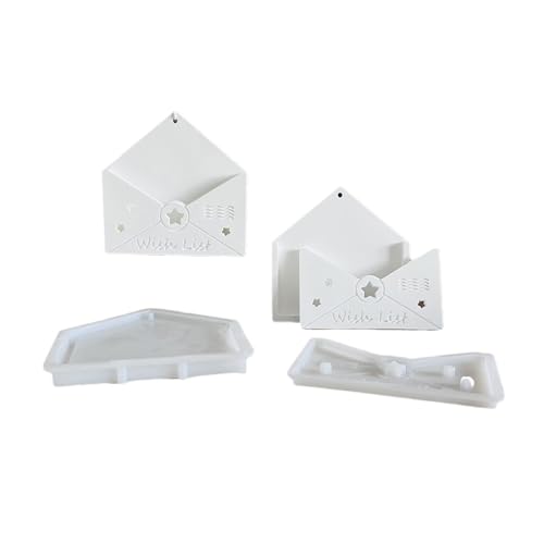 amangul Modischer Umschlag, stabiles Silikon-Schlüsselanhänger-Set, Bastelbedarf, Epoxidharz, Buchstaben-Anhänger zum Personalisieren von Schmuck amangul Modischer Umschlag, stabiles Silikon-Schlüsselanhänger-Set, Bastelbedarf, Epoxidharz, Buchstaben-Anhänger zum Personalisieren von Schmuck von amangul