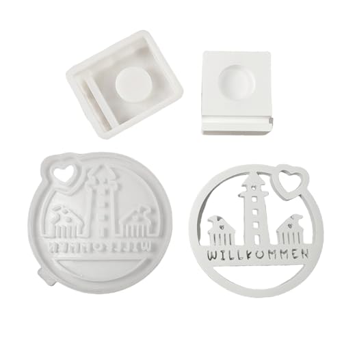 amangul Multifunktionale Silikon-Bastelform, aufwendige Weihnachtskunst-Dekorationen, Leuchtturm-Formen für Projekte und kleine Unternehmen amangul Multifunktionale Silikon-Bastelform, aufwendige Weihnachtskunst-Dekorationen, Leuchtturm-Formen für Projekte und kleine Unternehmen von amangul