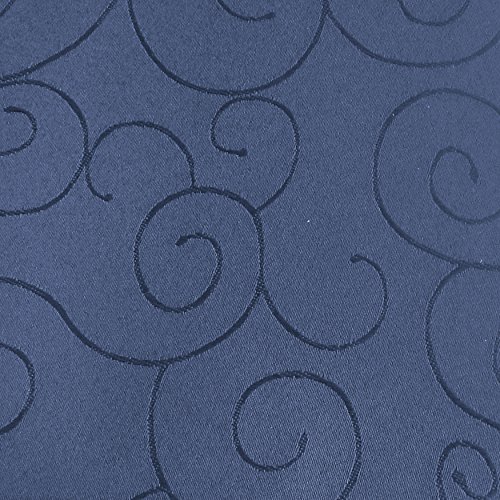 amp-artshop Tafeldecke Paulina Eckig 110x140 cm Dunkelblau Blau - Farbe, Form & Größe wählbar · Fleckabweisend Tischdecke von amp-artshop