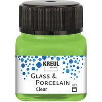 KREUL Glass & Porcelain "Clear" - Apfelgrün von Grün