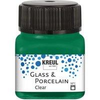 KREUL Glass & Porcelain "Clear" - Dunkelgrün von Kreul Kreative