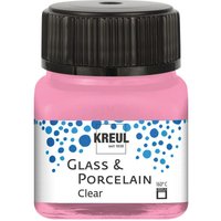 KREUL Glass & Porcelain "Clear" - Rosa von Rot
