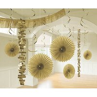 amscan® Partydeko-Set gold von amscan®