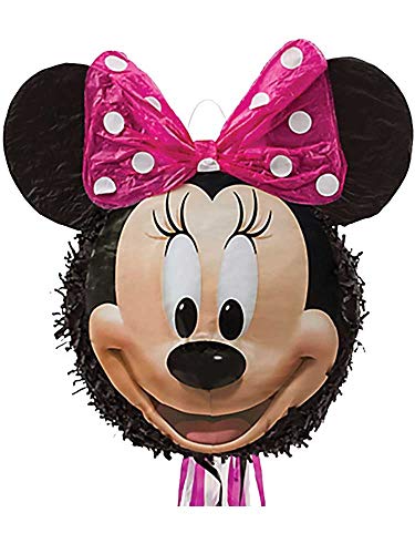 (BOX20) (Dino2) Pull Pinata - Minnie Mouse Head von amscan