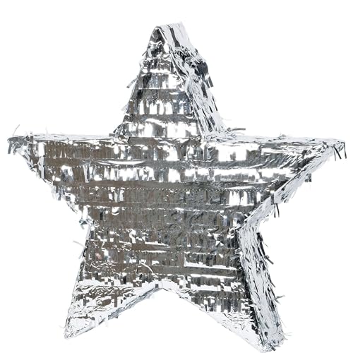 (BOX20) Bash Pinata - Silver Foil Star von amscan