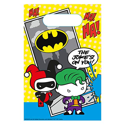 (PKT) Child DC Batman vs Joker Paper Loot Bags von amscan