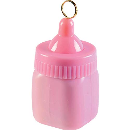 Pink Baby Bottle Balloon Weight von amscan