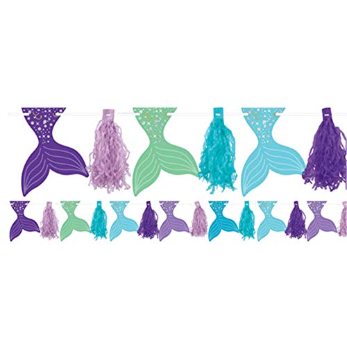 GARLAND TASSEL MERMAID WISHES von amscan