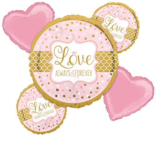 Amscan 3445601 Folienballon Set Love Always & Forever von Anagram