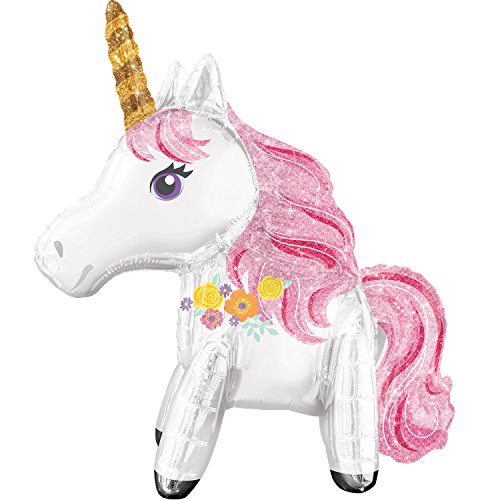 Amscan 3688701 - Multi-Ballon Magical Unicorn, circa 55 x 63 cm, Einhorn, Folienballon, Heliumballon, Geburtstag Amscan 3688701 - Multi-Ballon Magical Unicorn, circa 55 x 63 cm, Einhorn, Folienballon, Heliumballon, Geburtstag von amscan