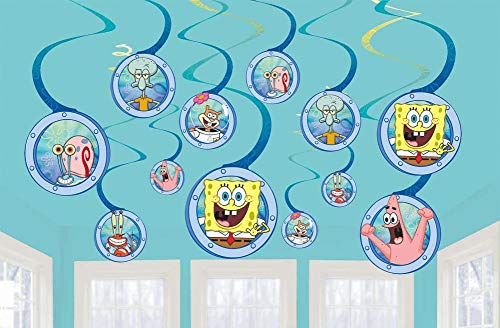 SpongeBob SquarePants Swirl Decorations (12 pk) von amscan