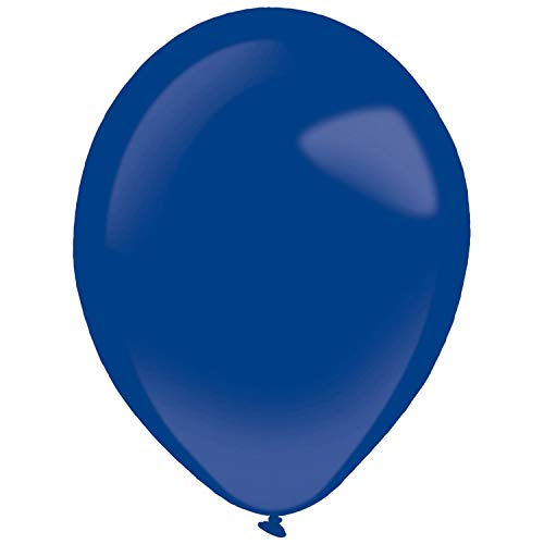 Amscan 9905317 - Latexballons Fashion, 100 Stück, Ozeanblau, Luftballon von amscan