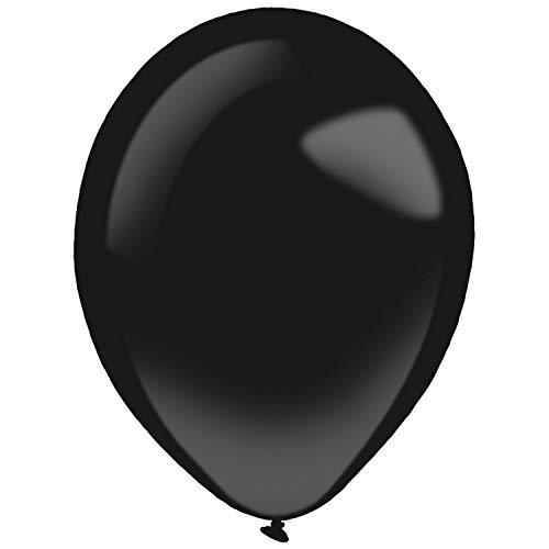 Amscan 9905322 - Latexballons Fashion, 100 Stück, Schwarz, Luftballon von amscan