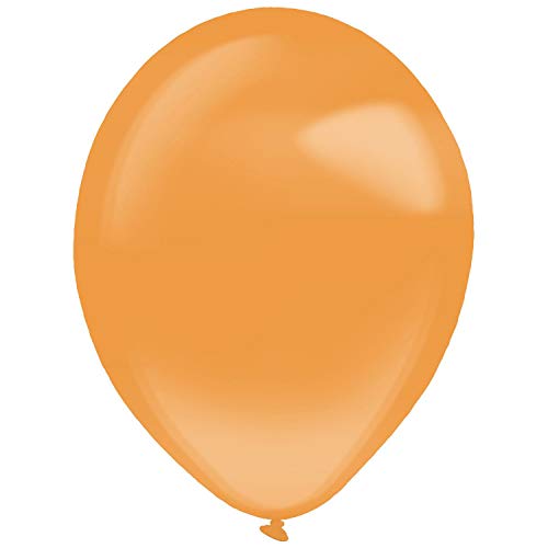 Amscan 9905326 - Latexballons Crystal Link-a-Loon, 100 Stück, Mandarine / Orange, Luftballon von amscan