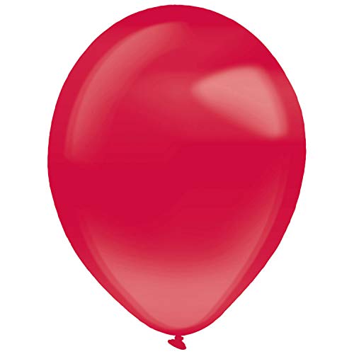 Amscan 9905329 - Latexballons Crystal Link-a-Loon, 100 Stück, Berry / Rot, Luftballon von amscan