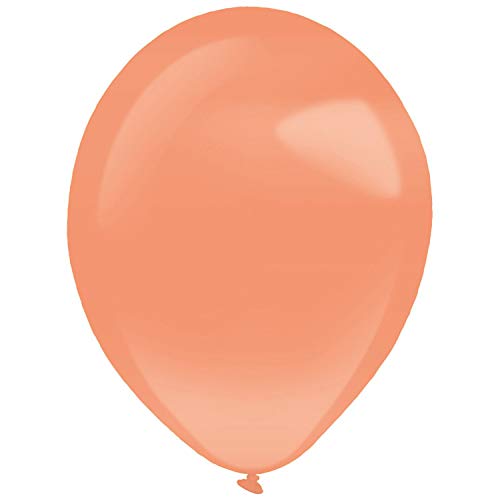 Amscan 9905351 - Latexballons Decorator Pearl, 100 Stück, orange, Luftballon von amscan