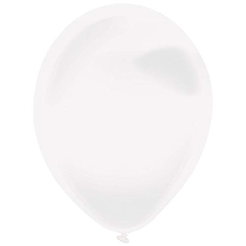 Amscan 9905383 - Latexballons Decorator Crystal Clear, 50 Stück, 27,5 cm / 11, Luftballon von amscan