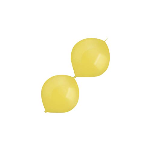 Amscan 9905624 - Latexballons Decorator Pearl E-Link, 100 Stück, gold, Link-a-Loon, Luftballon, Girlande von amscan