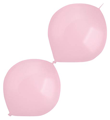 Amscan 9905685 - 50 Latexballons Decorator Pearl E-Link Rose Gold 30 cm / 12", Luftballon, Girlande, Ballonbogen von amscan