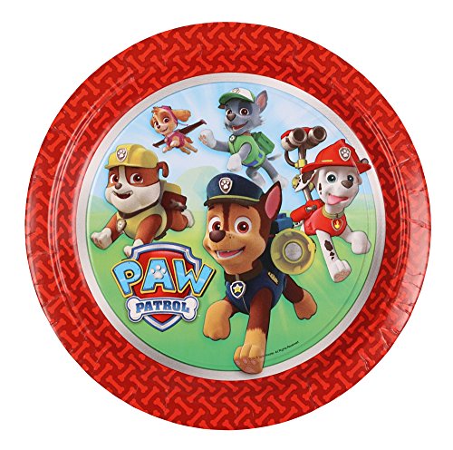 Amscan 999132 Pappteller, Motiv Paw Patrol, 22 cm von amscan