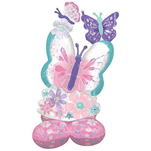 (PKT) Airloonz: Flutters Butterfly Foil Balloon P70 (28"/71cmx 44"/111cm) von amscan