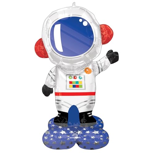 (PKT) Airloonz: Astronaut Foil Balloon P70 (32"/81cmx 57"/144cm) von amscan