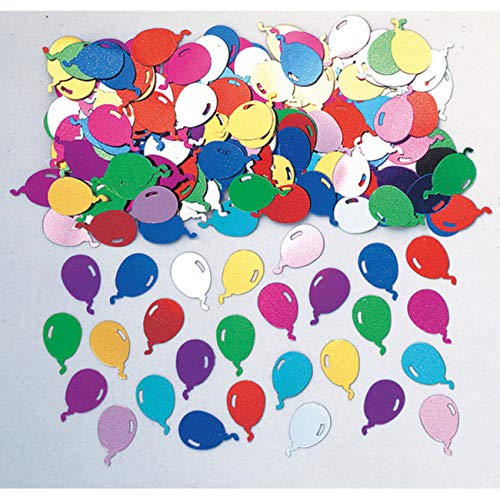 Amscan INT37082 - Streudeko Konfetti Ballons, mehrfarbig, Folie, 14 g, Dekoration von amscan